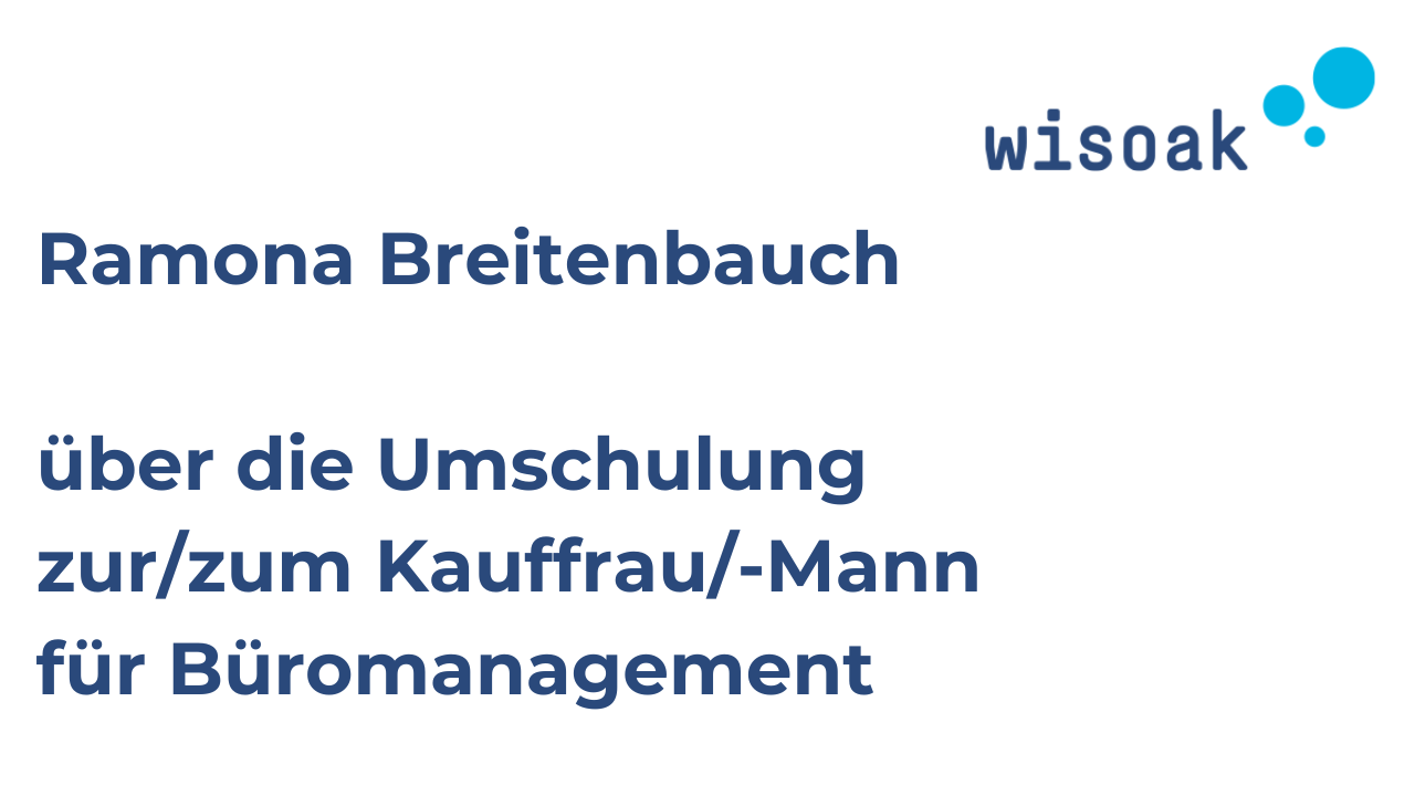 Thomas Gebel über das Angebot der wisoak